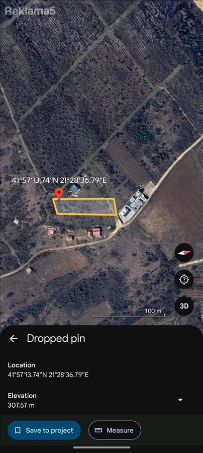 Plot for sale in Pintia Pintija