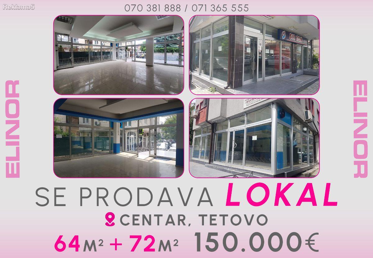 Se prodava lokal vo Centar, Tetovo.