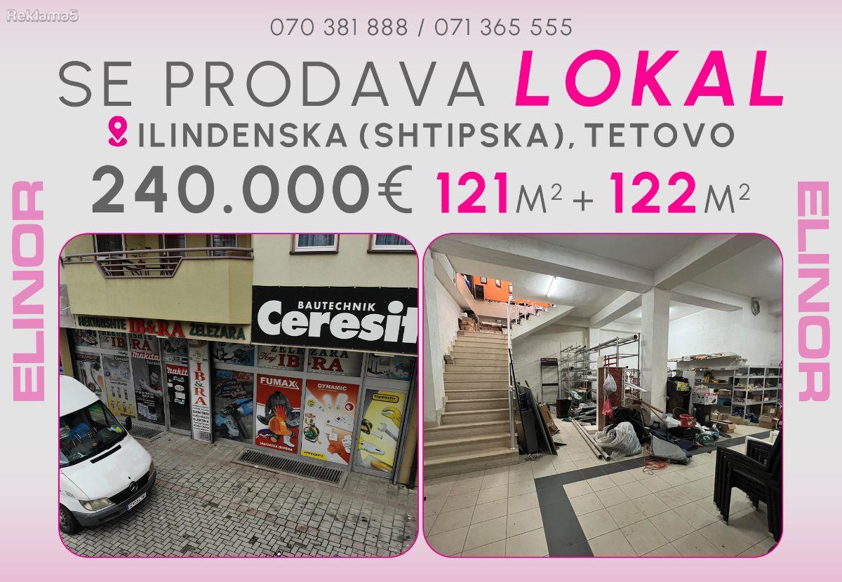 Se prodava lokal na Ilindenska vo Tetovo