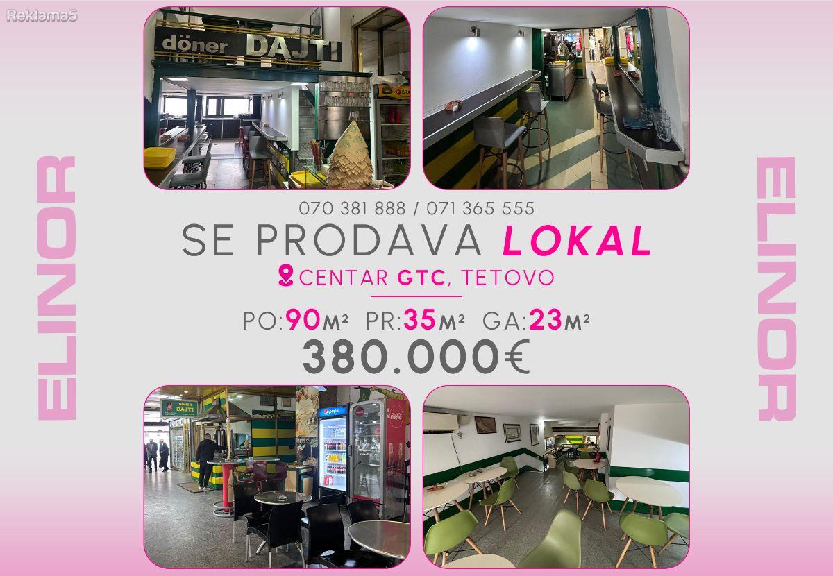Se prodava lokal vo Centar, GTC vo Tetovo