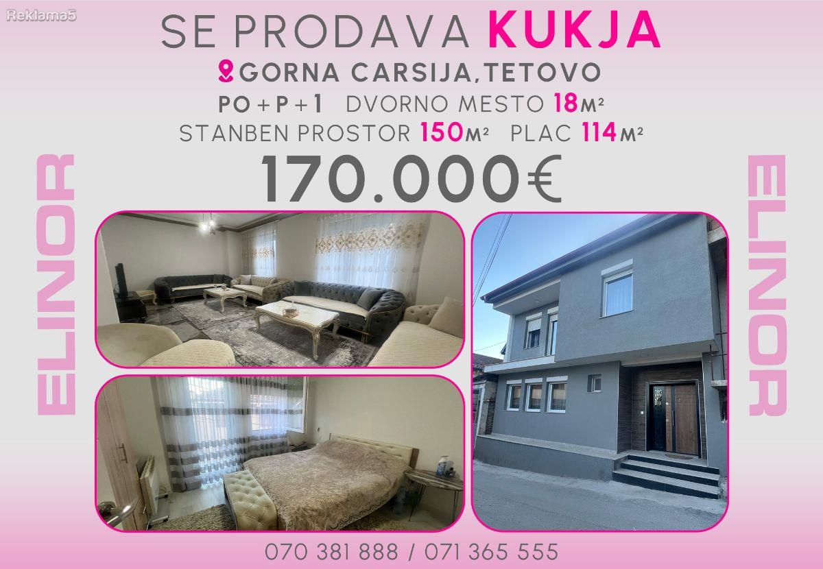 Se prodava kukja vo Gorna Carshija vo Tetovo