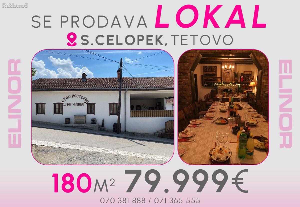 Se prodava lokal vo s. Celopek, Tetovo