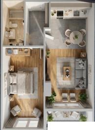 ***Capital***New two-room apartments 53 sq m, Bejbunar