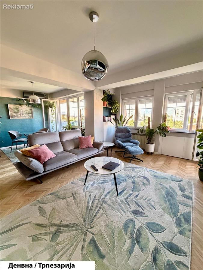 RENOVATED HALF-ROOM APARTMENT 103M2 3 ST. SKOPJANKA AIRPORT