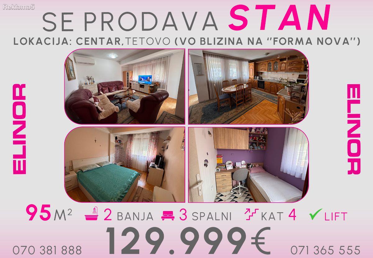 Se prodava stan vo centar vo Tetovo