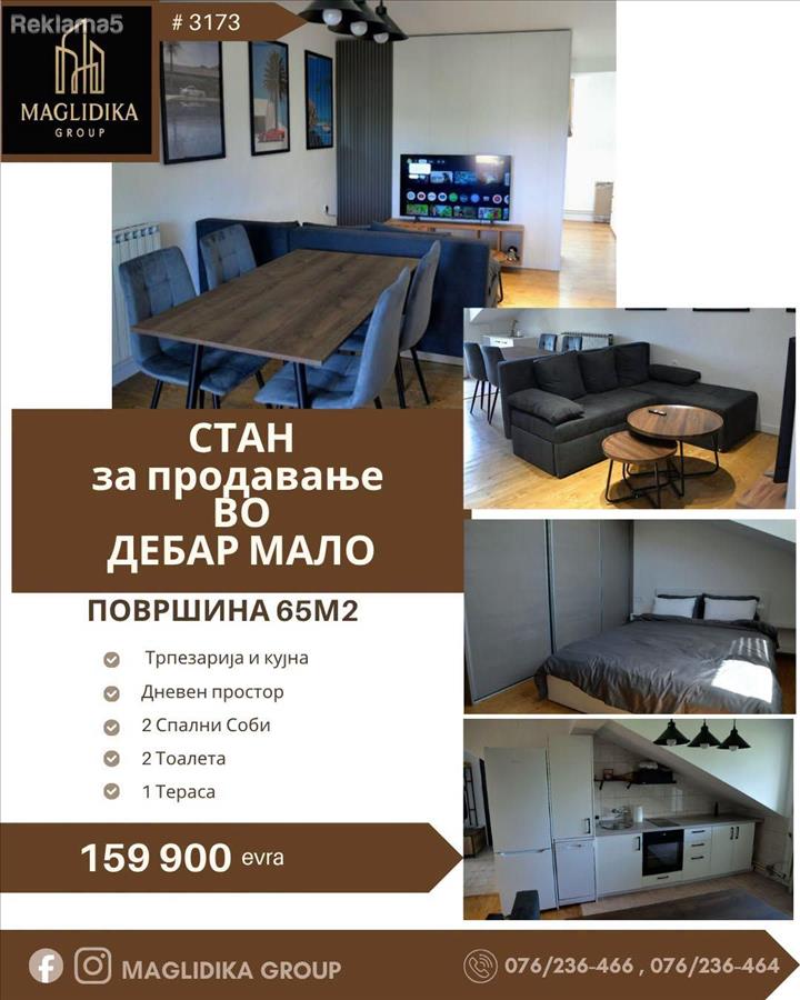 FULLY FURNISHED APARTMENT FOR SALE IN DEBAR NEIGHBORHOOD