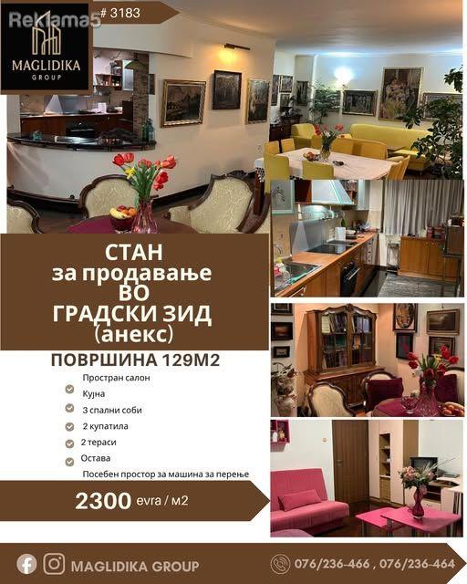 FOR SALE LUXURY APARTMENT OF 129m² IN THE CITY WALL - ANNEX
