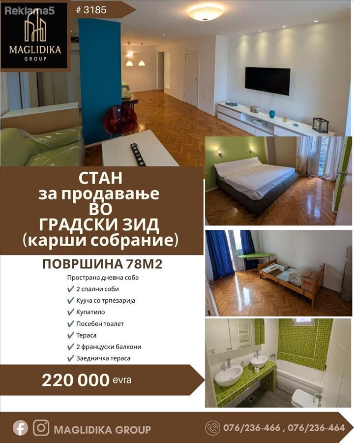 FOR SALE COMPLETELY RENOVATED APARTMENT IN STRONG CENTER