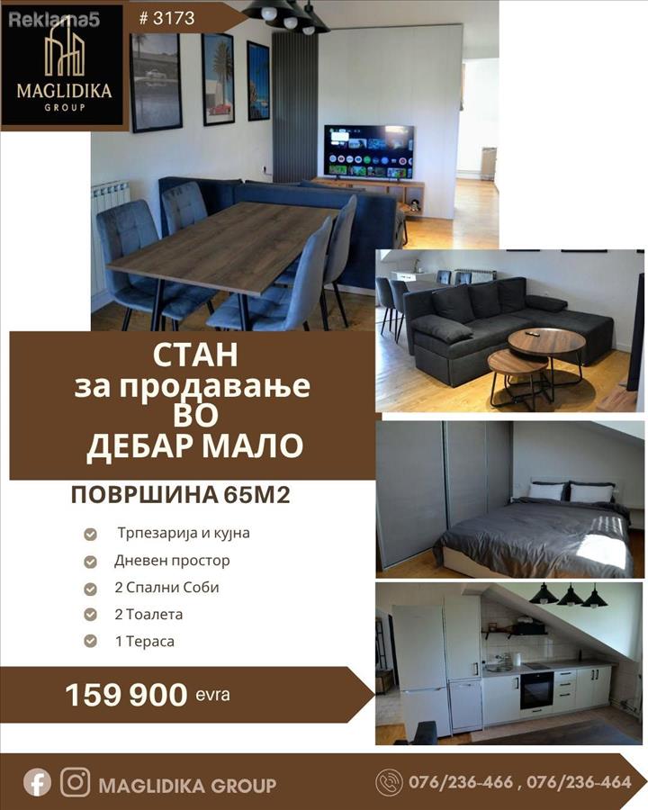 FULLY FURNISHED APARTMENT FOR SALE IN DEBAR NEIGHBORHOOD