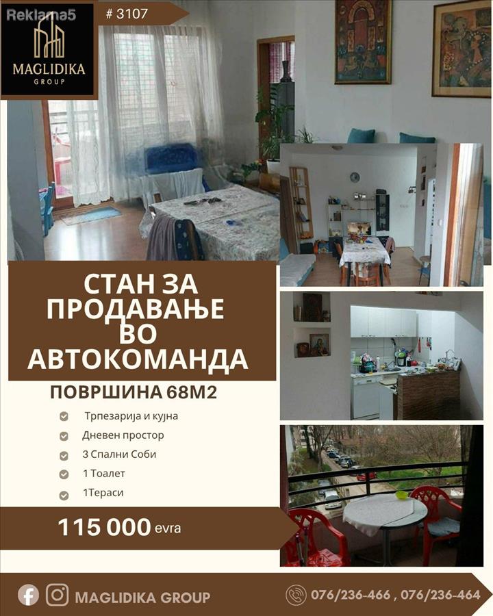 Apartment for sale in AUTOCOMANDA!!!