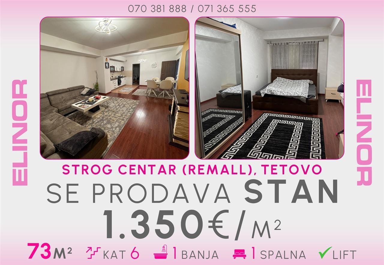 Se prodava stan vo Centar ( Remall ) vo Tetovo
