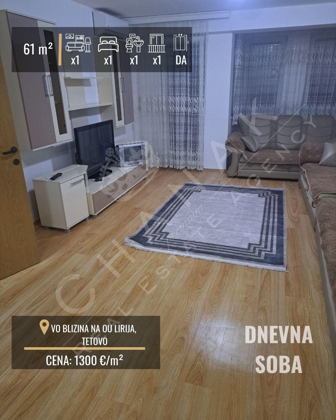Stan za prodazba vo Tetovo.