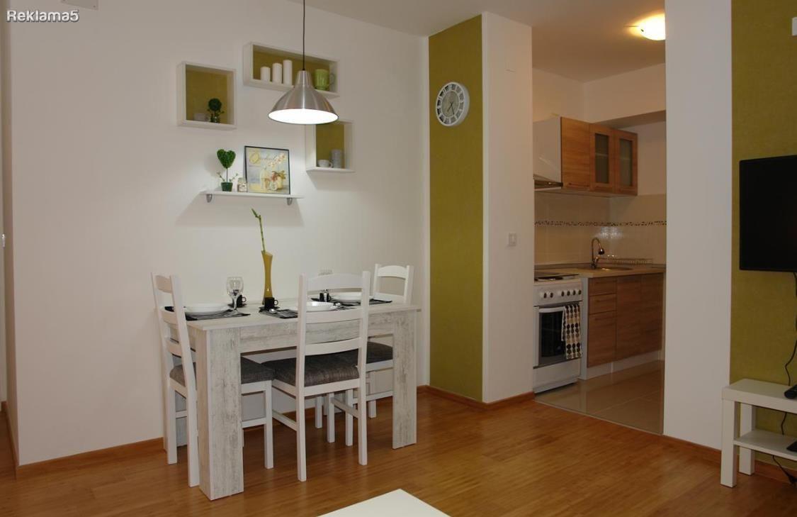 A three-room apartment is for rent in Aerodrom for a long period