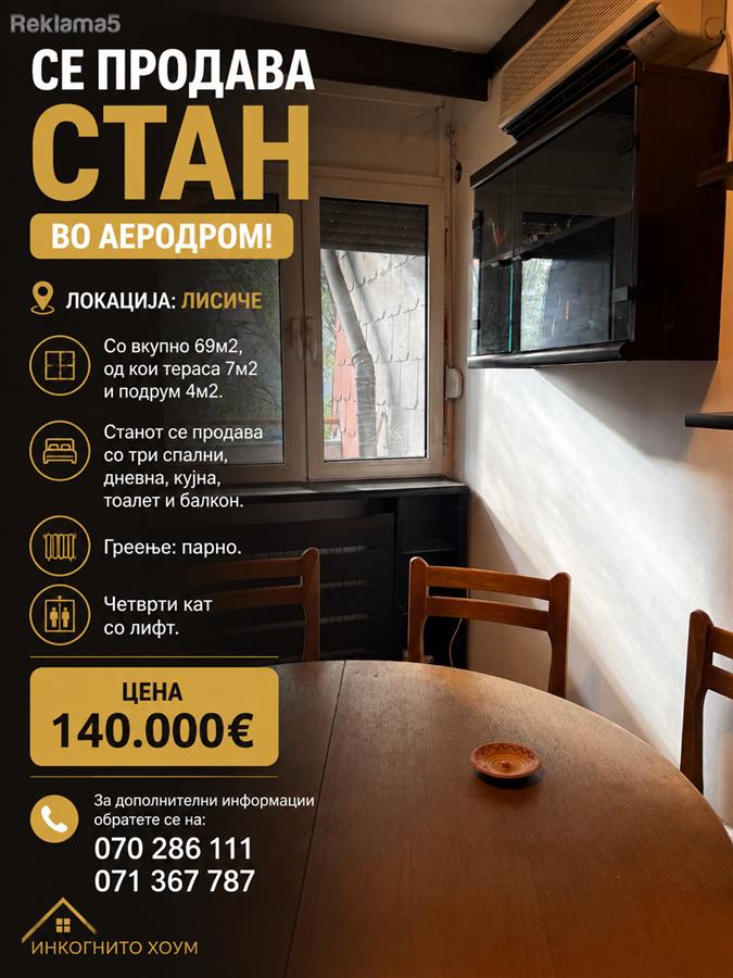 SALE OF AN APARTMENT IN LISICE!