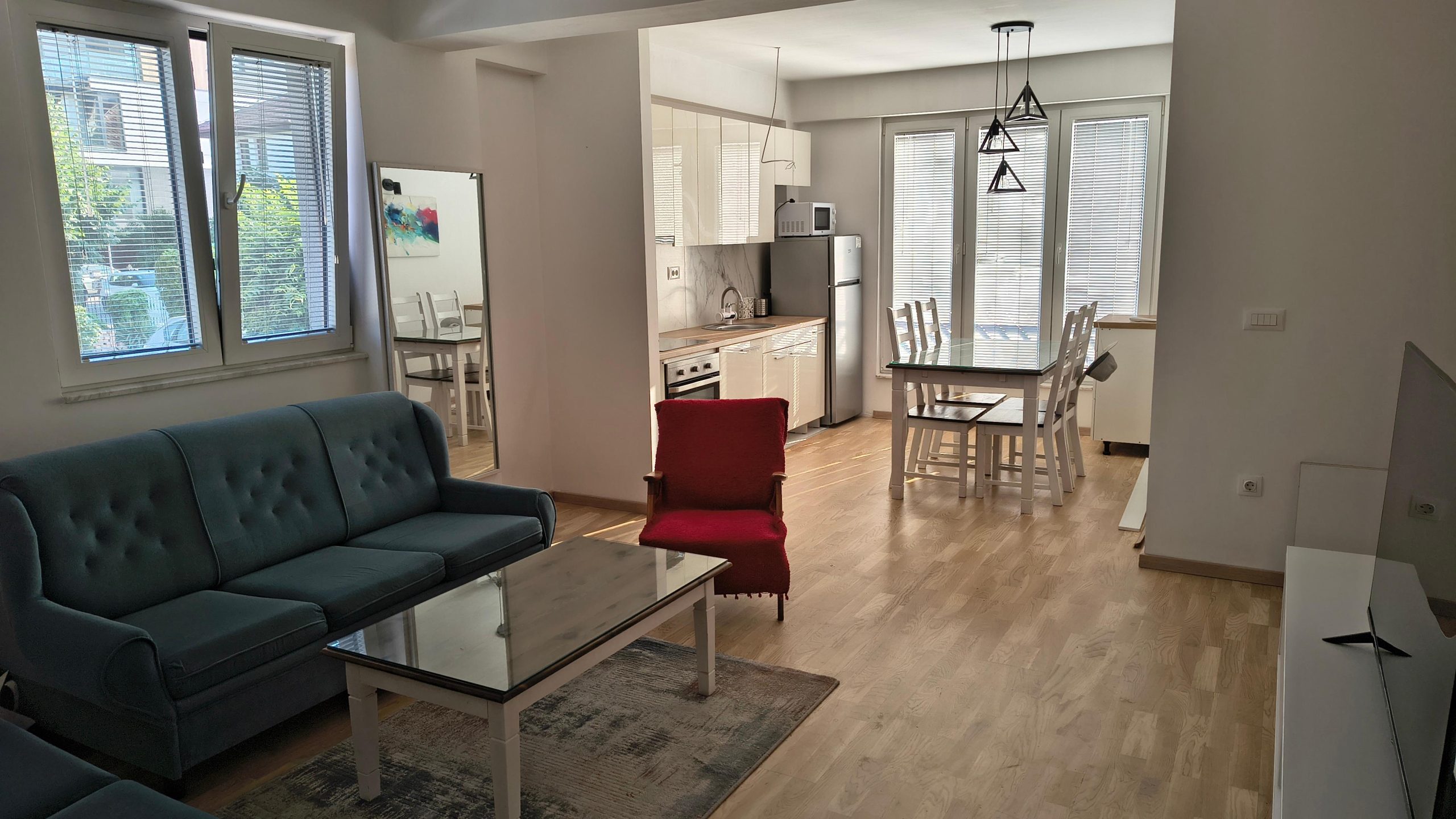 A new, furnished apartment for rent in Vlae with a garage