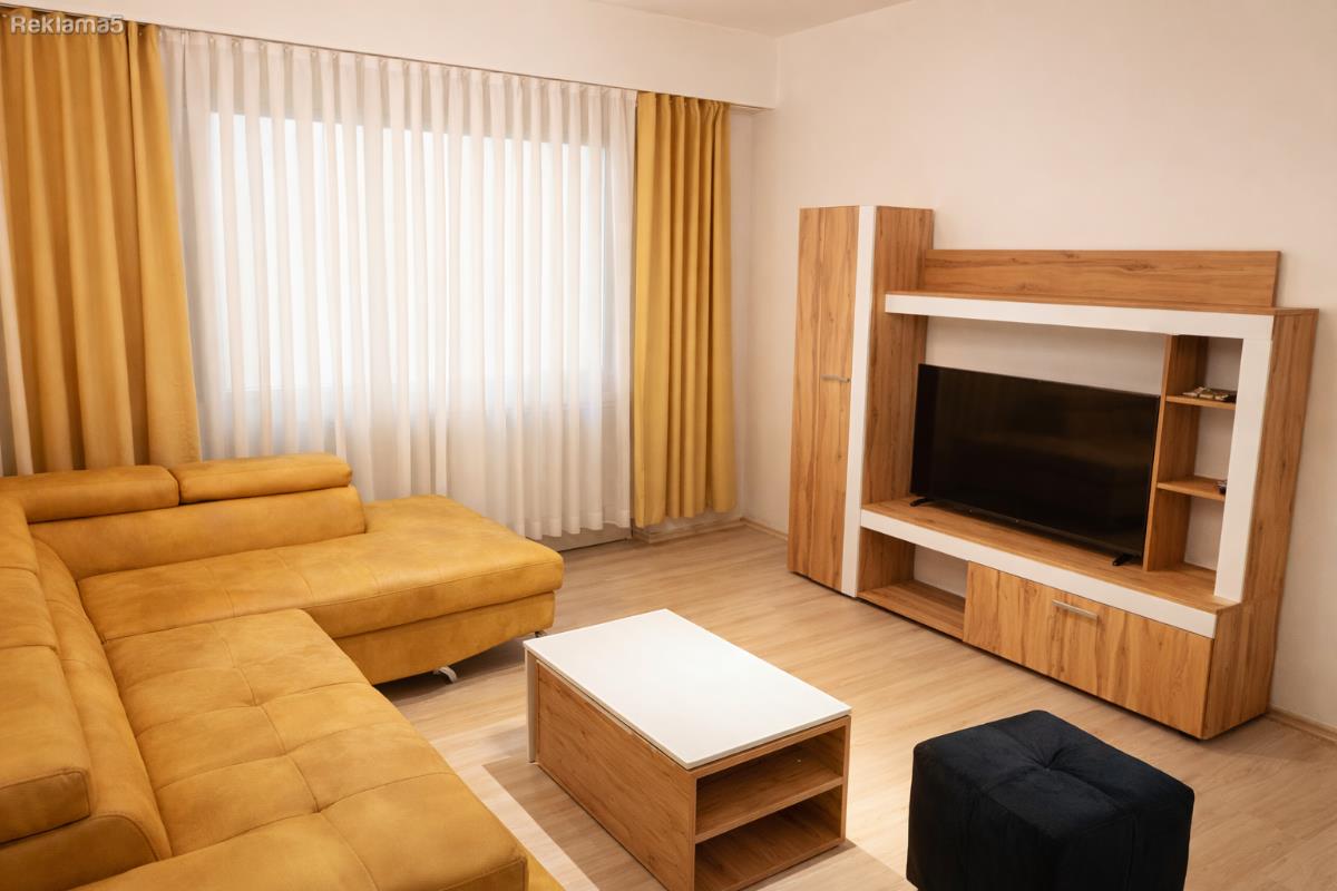 A three-room apartment is for rent on the border between the Airport and the Center