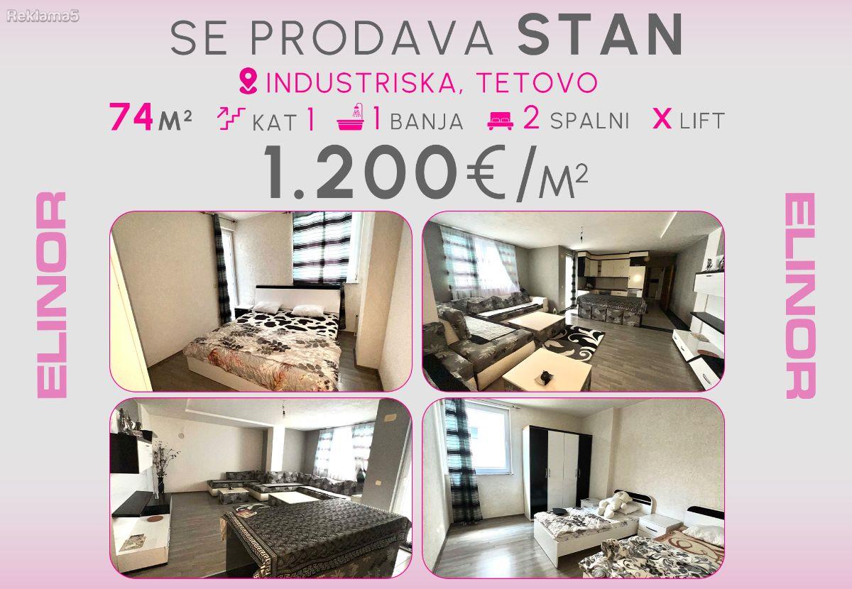 Se prodava stan na Industriska vo Tetovo