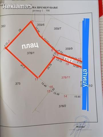 Se prodava plac vo Usje