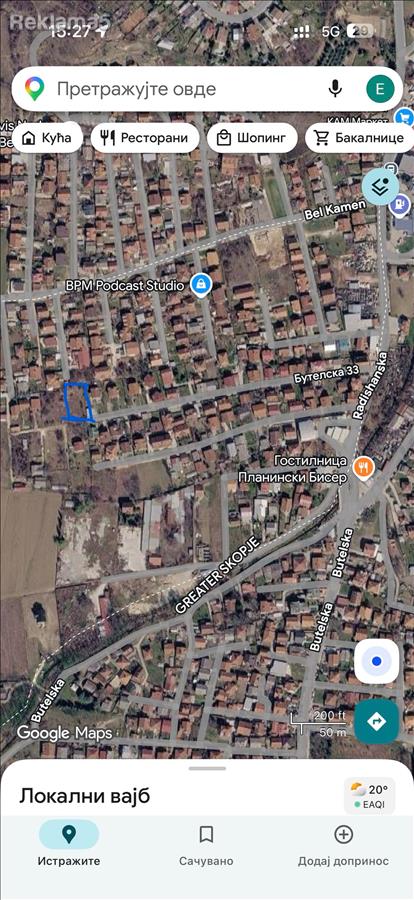 Se prodava plac 600m2 radishani