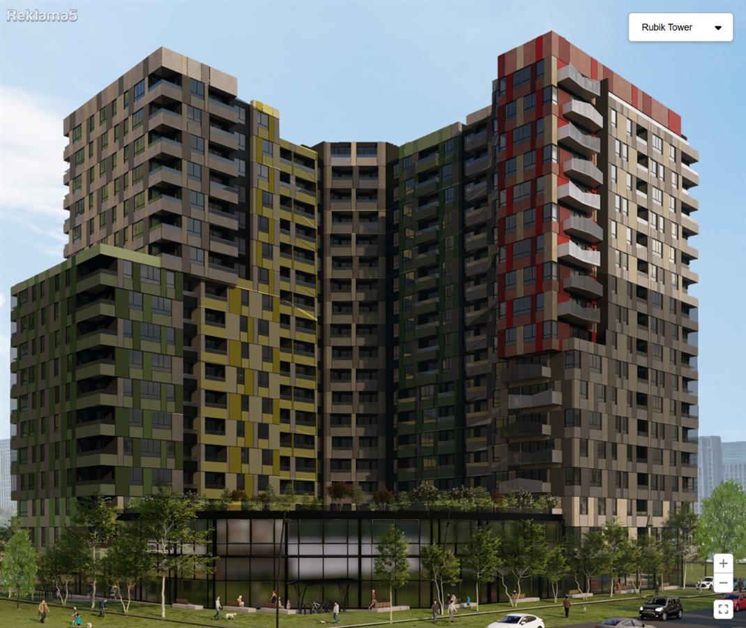 Apartments under construction for sale - Rubik Tower, municipality of Karposh