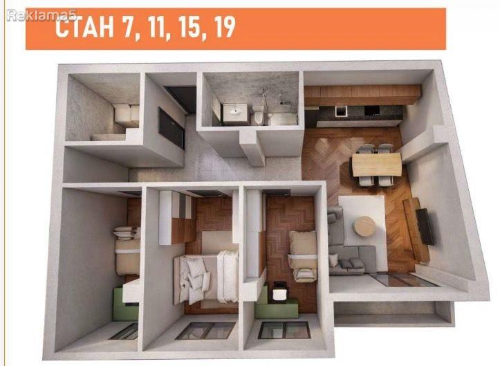 Apartments under construction in Gevgelija are for sale