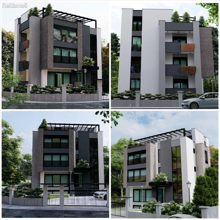 A new residential building with an urban and refined style