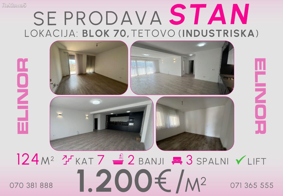 Se prodava stan vo Blok 70 vo Tetovo