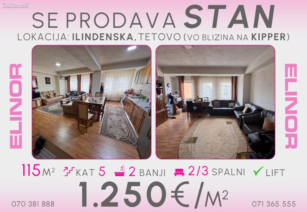 Se prodava stan na Ilindenska vo Tetovo