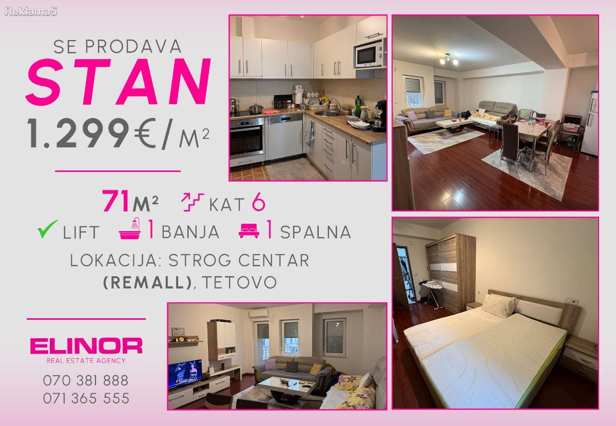Se prodava stan vo Centar - Remall vo Tetovo