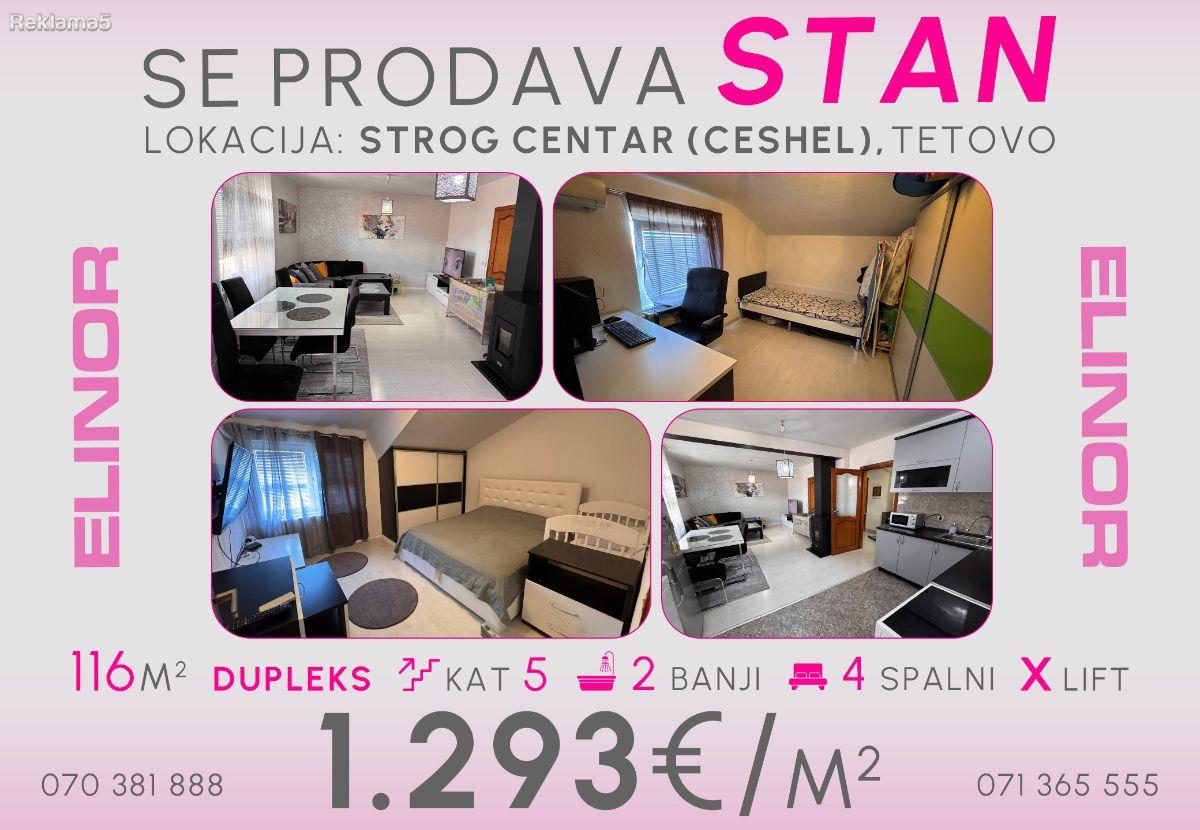 Se prodava stan vo strog centar - Ceshel vo Tetovo