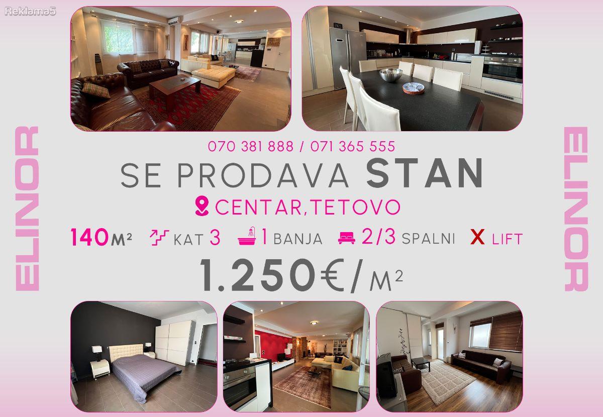Se prodava stan vo centar vo Tetovo