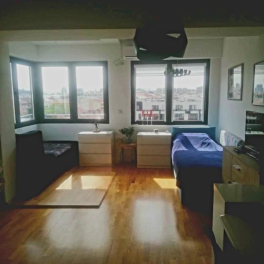 An apartment for sale in Karposh 1 with a panoramic view of Skopje