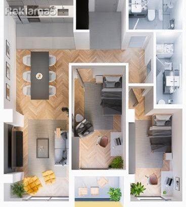 New Semi-Furnished Apartment for Rent in the Center