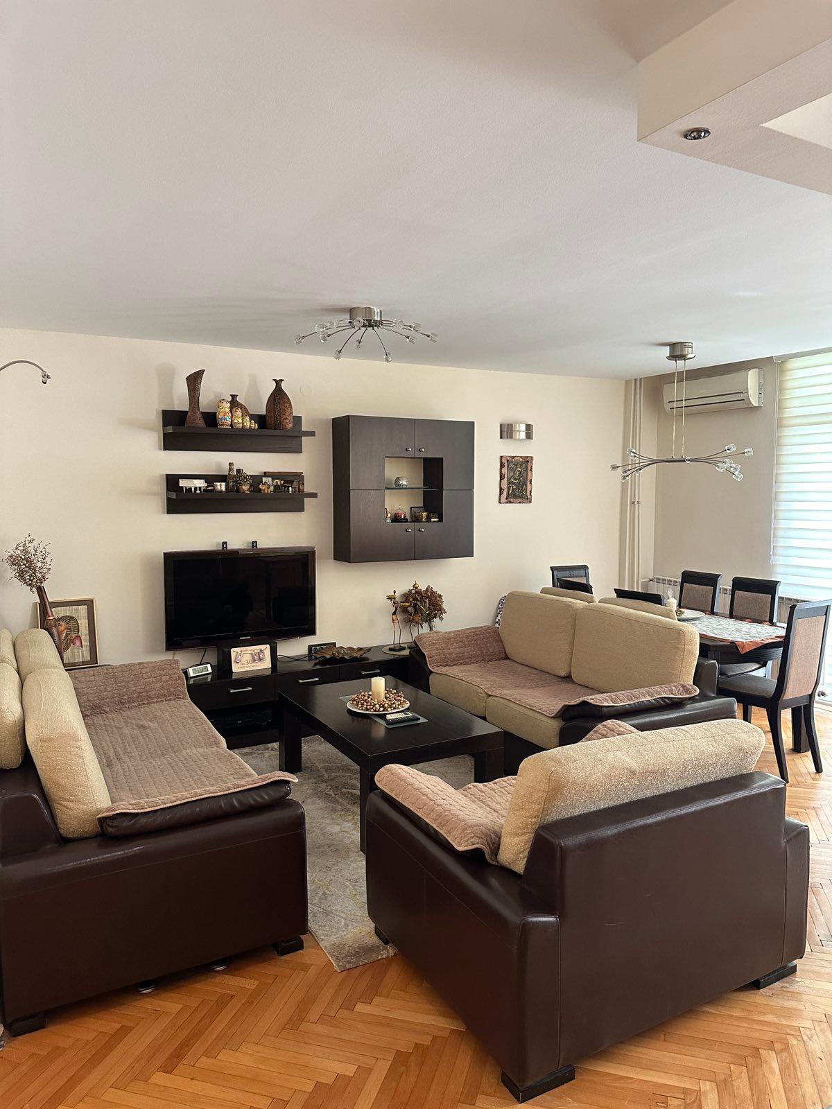 THREE-ROOM APARTMENT FOR RENT IN THE CENTER OF SKOPJE - 70 m²