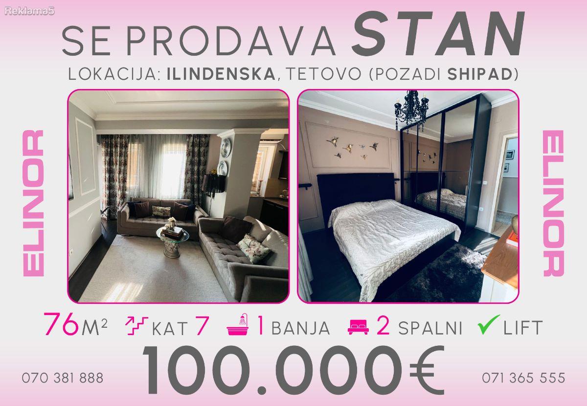 Se prodava stan pozadi Shipad vo Tetovo