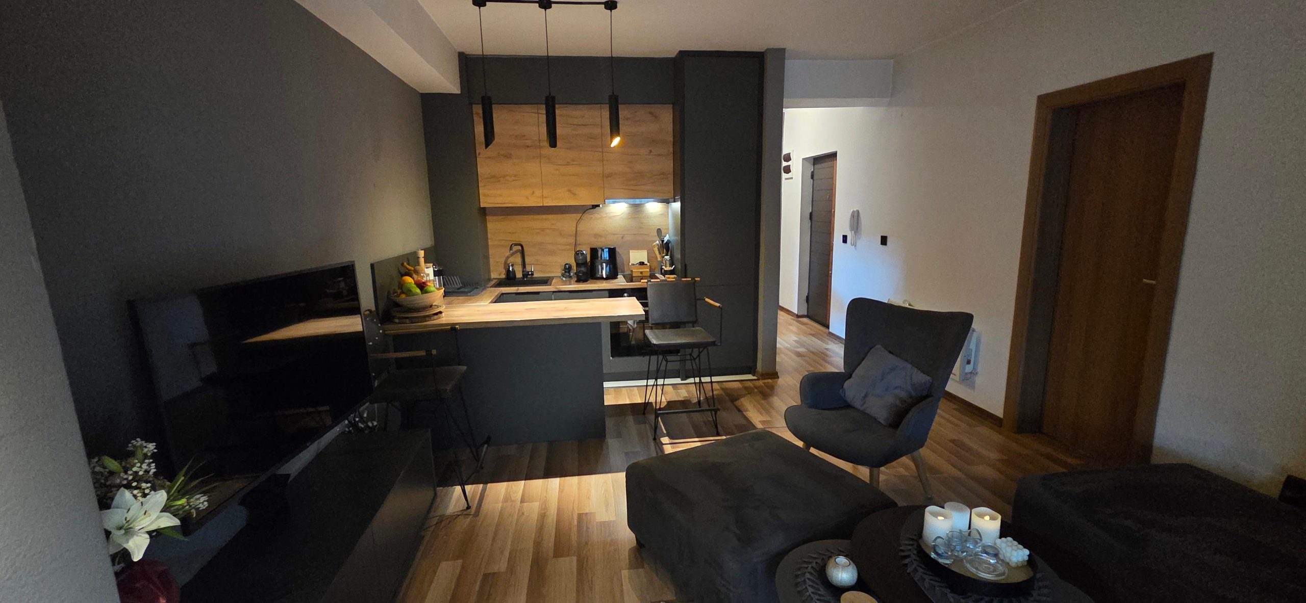 FOR SALE MODERNLY FURNISHED APARTMENT 39 m² + GARAGE - GJORCHE PETROV