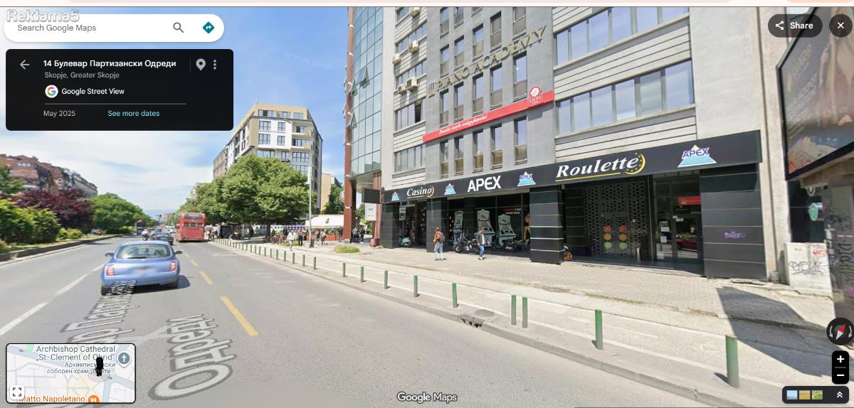 SE IZDAVA STAN 60m2 VO CENTAR - SOBOREN HRAM / A