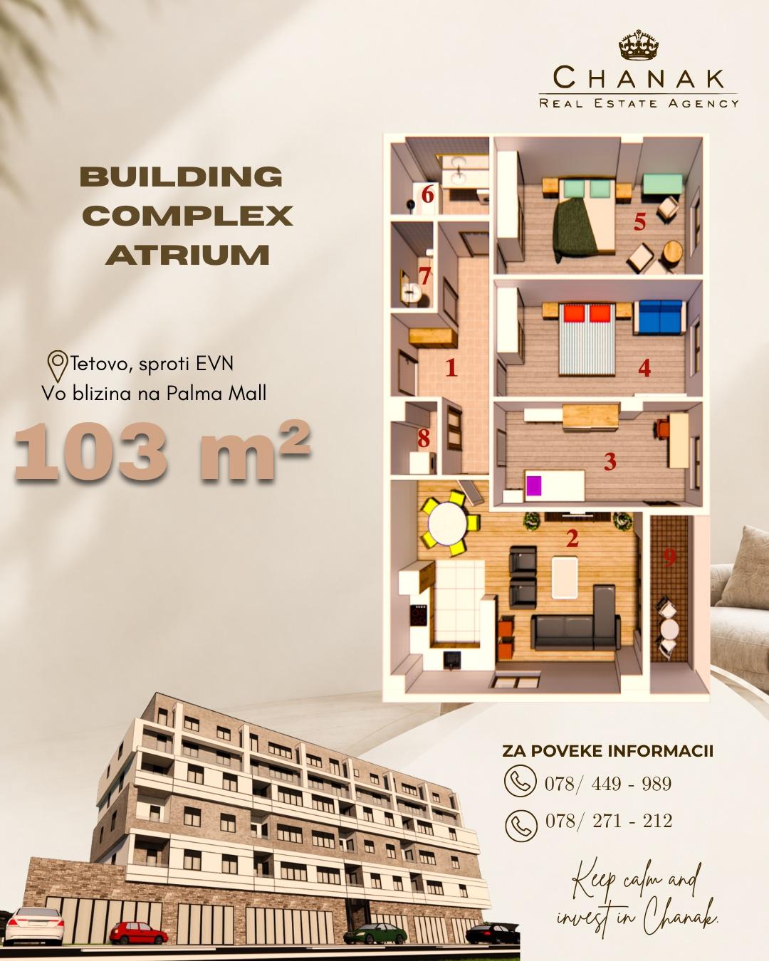 POSLEDNI STANOVI VO ATRIUM- TETOVO