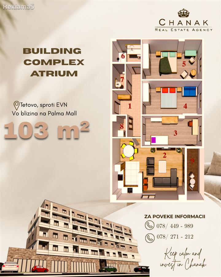 POSLEDNI STANOVI VO ATRIUM- TETOVO