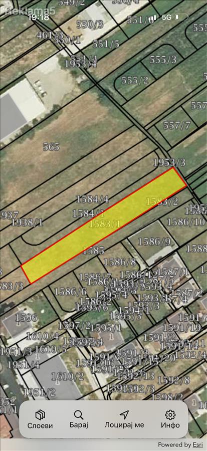 Se prodava Gradezno Zemjiste 1269m2 vo Maleardi