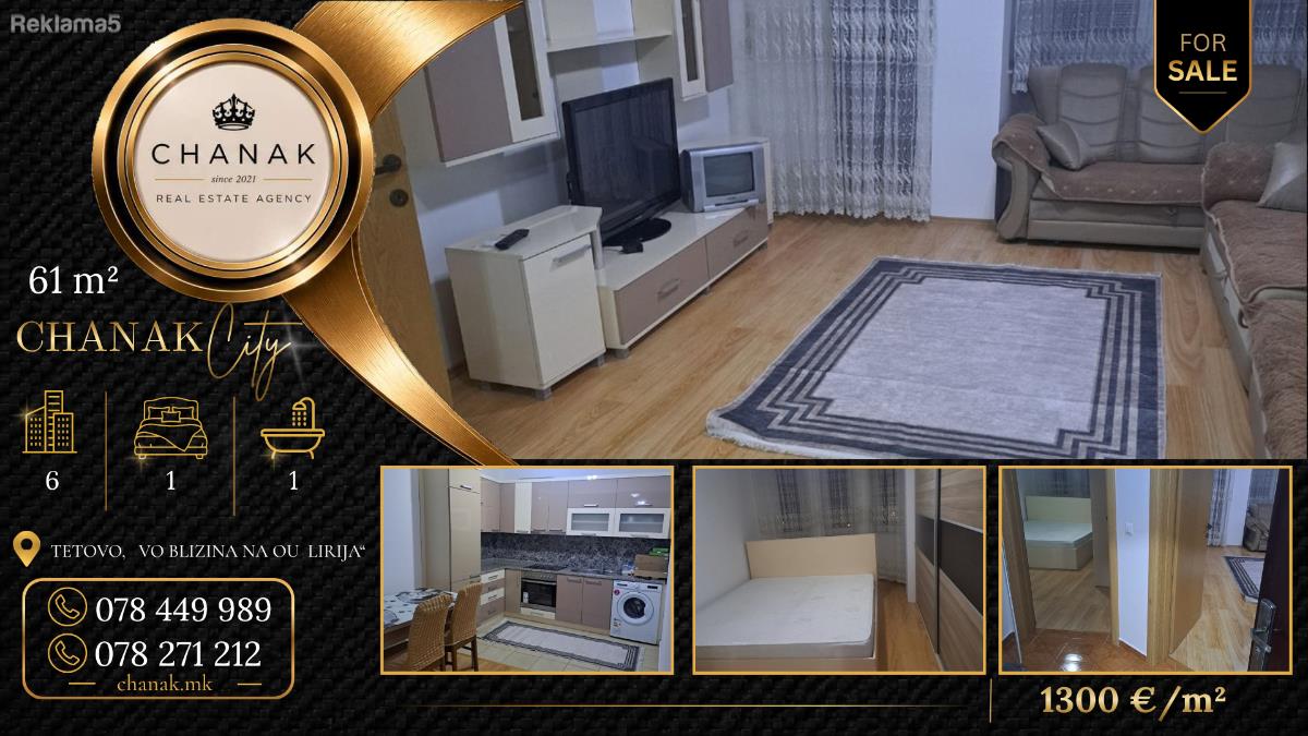 NA PRODAŽBA STAN 61 m² | TETOVO
