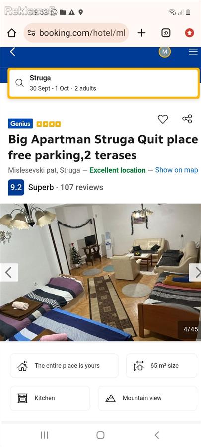 Apartman golem se izdava