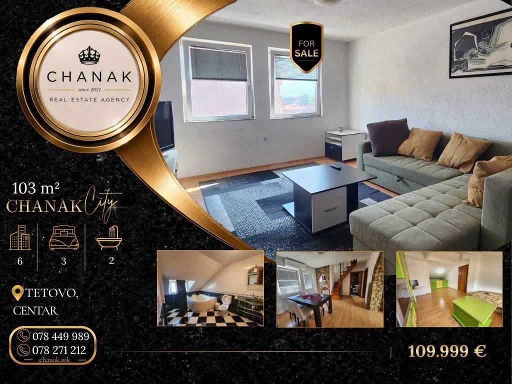 Luxury duplex apartment 103m² with 3 bedrooms Tetovo, Centar