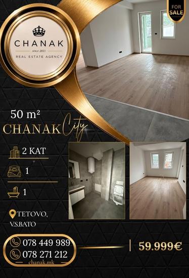 Nov stan 50m² za prodazba | Tetovo, V.S. Bato
