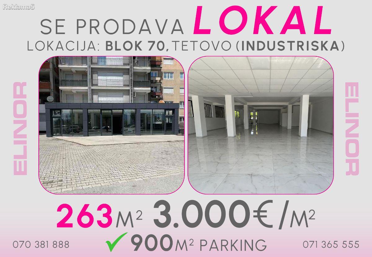 Se prodava lokal na Industriska vo Tetovo