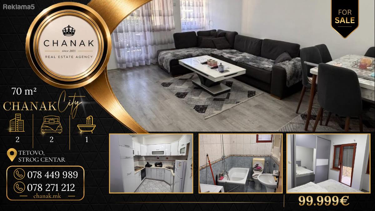 On sale | Apartment 70+3m² in the center of Tetovo