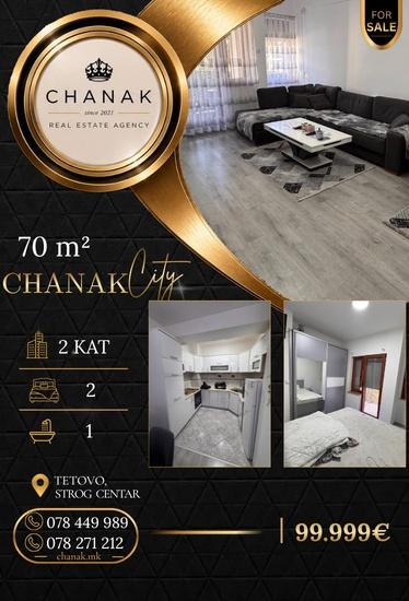 On sale | Apartment 70+3m² in the center of Tetovo