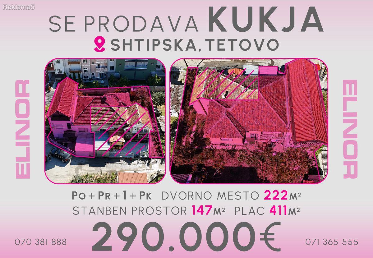 Se prodava kukja na ul.: Shtipska vo Tetovo