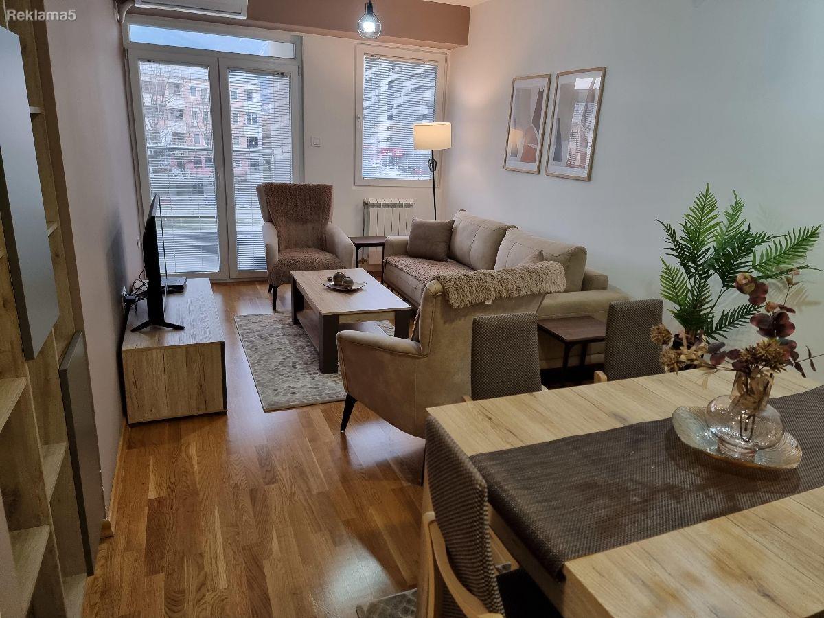We are renting a 56m2 two-bedroom apartment, Ilindenska Karposh 3