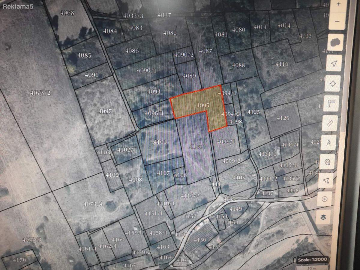 Undeveloped construction land for sale
